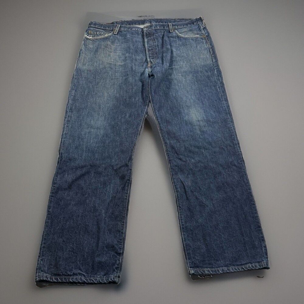Levi’s 501 XX Original Fit Jeans Y2K Mens 44x32 Button Fly Dark Wash Denim